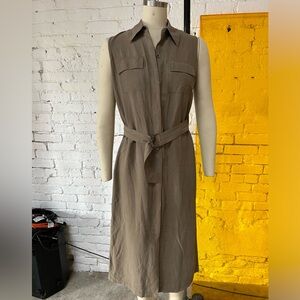 Kate Hill olive safari dress